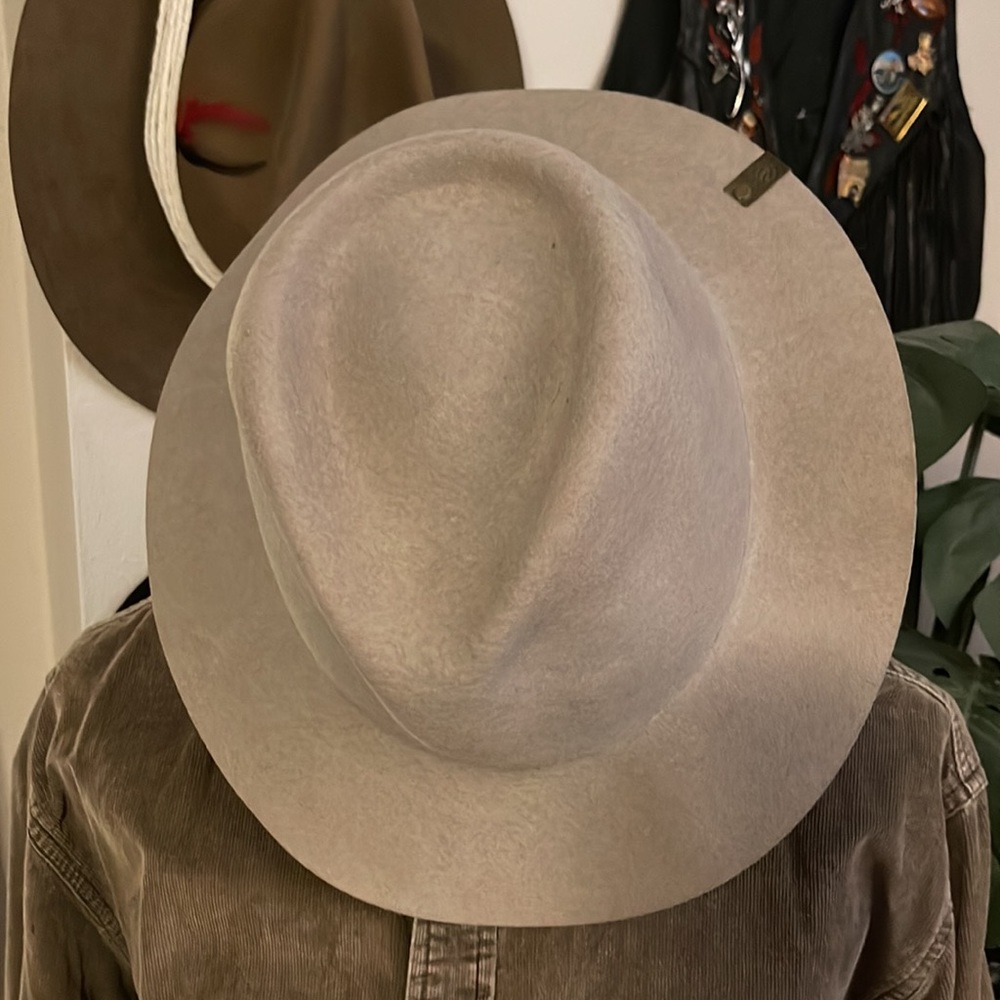 BRIXTON OFF-GREY SHORT BRIM HAT